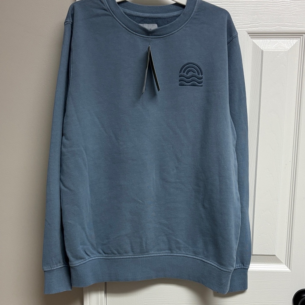 NWT Goodfellow Blue Crew Neck Sweater